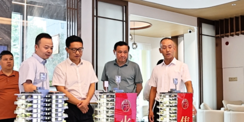 实鉴品质标杆·伍家岗区人大领导莅临弘洋·长江天序项目视察指导